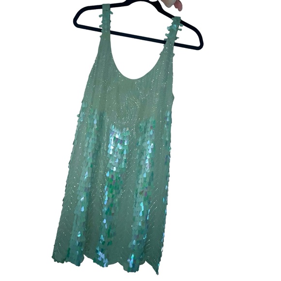 Sequin beaded Flapper Dress speakeasy - Picture 4 of 9